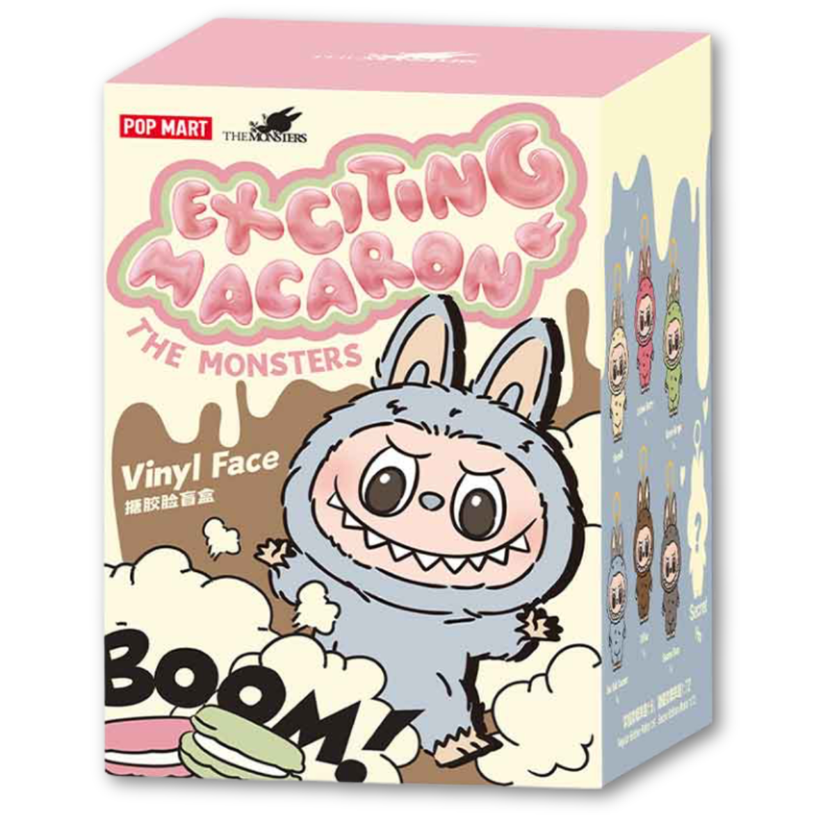 Pop Mart Labubu The Monsters Tasty Macarons Vinyl Face Single Blind Box