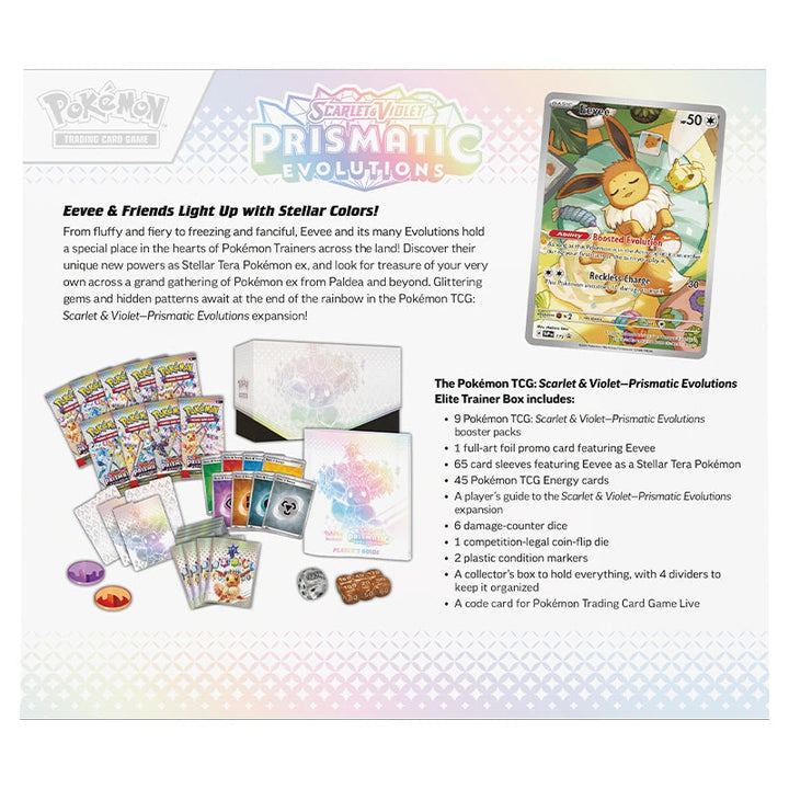Pokémon TCG: Scarlet & Violet—Prismatic Evolutions Elite trainer box