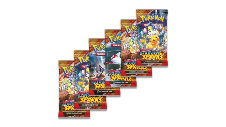 Pokémon TCG: Scarlet & Violet-Surging Sparks Booster Bundle (6 Packs)