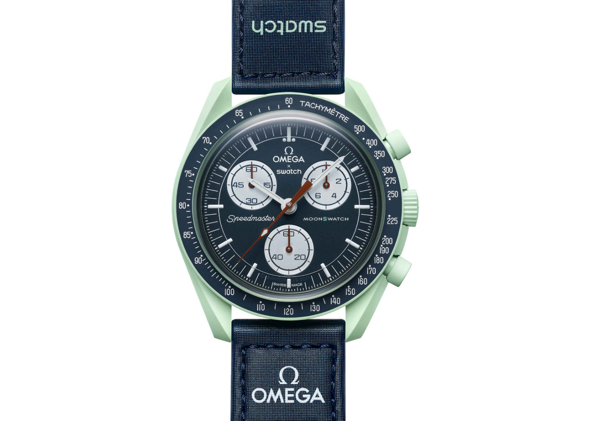 Swatch x Omega Bioceramic Moonswatch Mission to Earth (SO33G100)