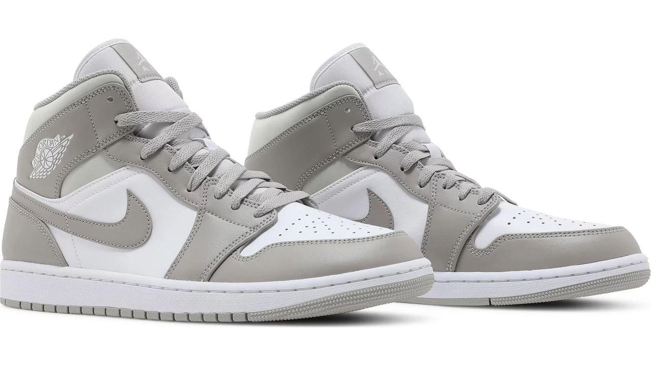 Air Jordan 1 Mid 'Linen College Grey'