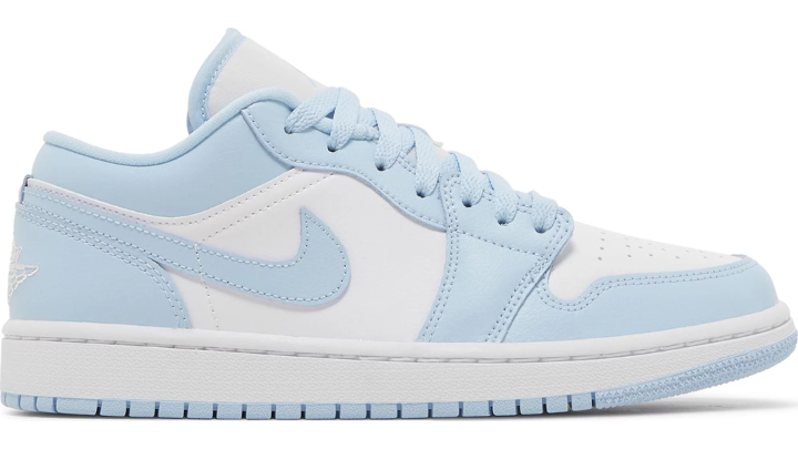 Baby blue low top jordans sales