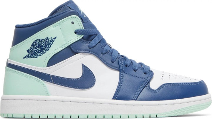 Nike jordan 1 mid hotsell light blue