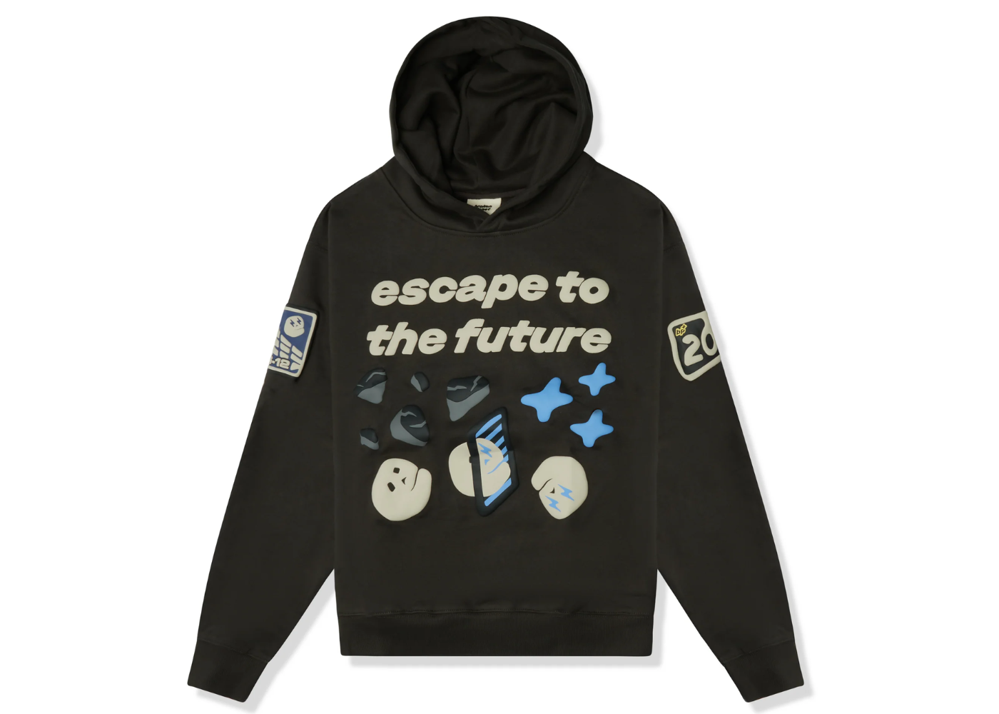 Broken Planet Market Hoodie 'Escape To The Future'