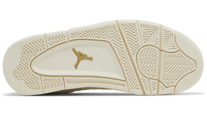 Air Jordan 4 Retro Sail 'Metallic Gold'