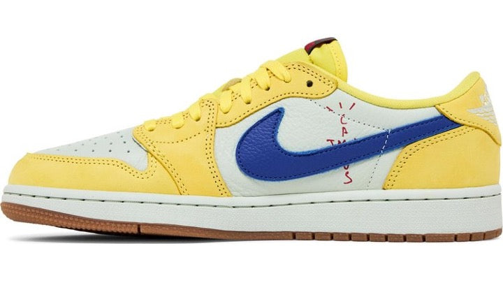 Travis Scott x Air Jordan 1 Retro Low 'Canary Yellow'