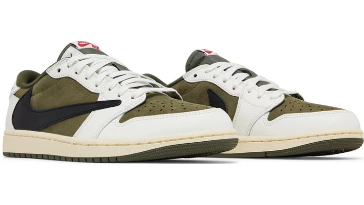 Travis Scott x Air Jordan 1 Retro Low 'Medium Olive'