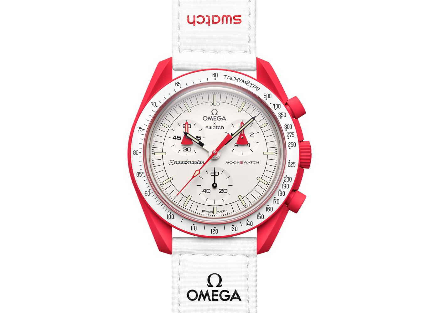 Swatch x Omega Bioceramic Moonswatch Mission to Mars (SO33R100)