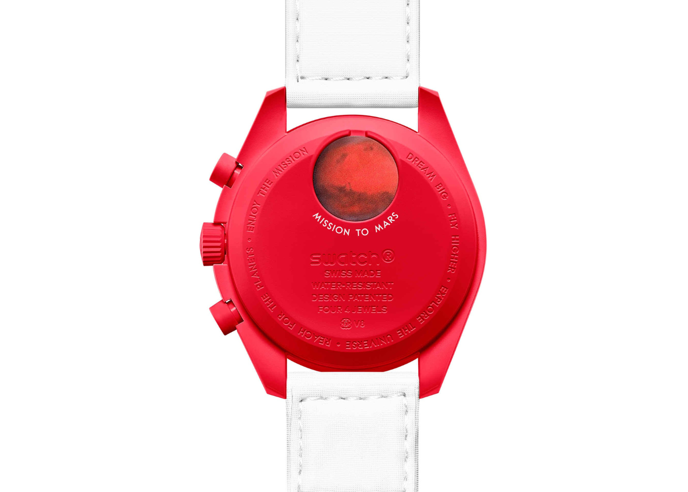 Swatch x Omega Bioceramic Moonswatch Mission to Mars (SO33R100)