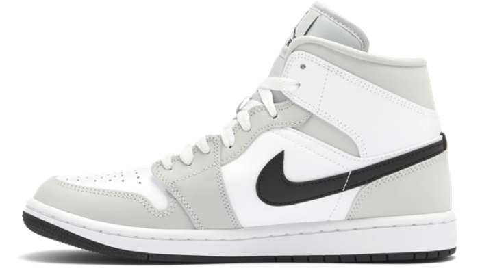 Air Jordan 1 Mid 'Light Smoke Grey' (W)