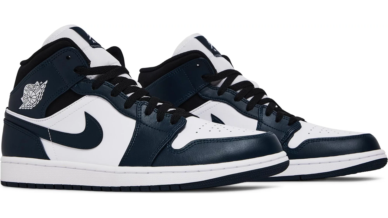 Air Jordan 1 Mid 'Dark Teal Armory Navy'