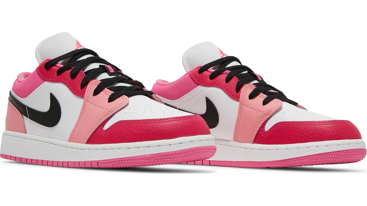 Air Jordan 1 Low GS 'Pink Red'