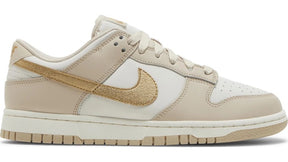 Nike Dunk Low ' Phantom Metallic Gold - Gold Swoosh'