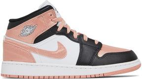 Air Jordan 1 Mid GS 'White Light Madder Root'