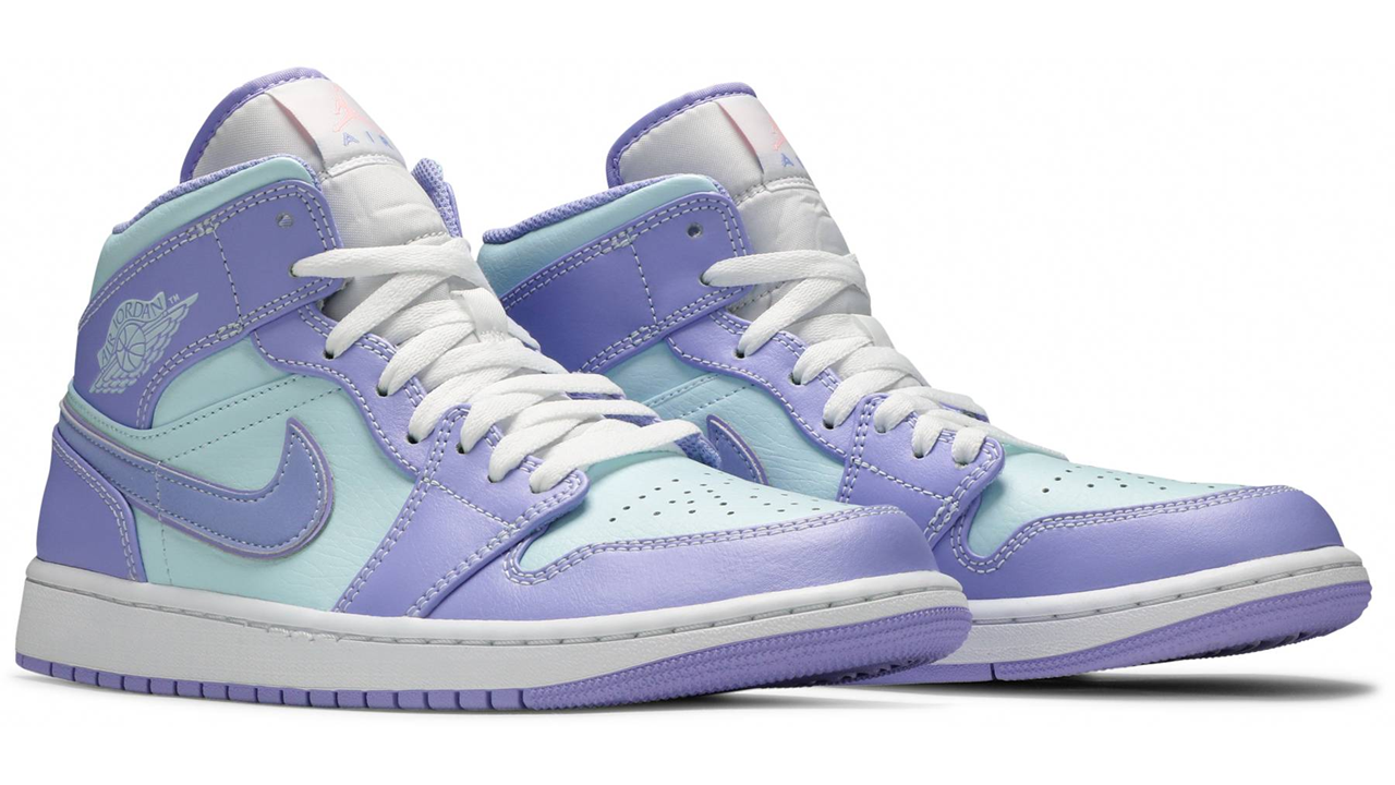 Air Jordan 1 Mid 'Purple Aqua'