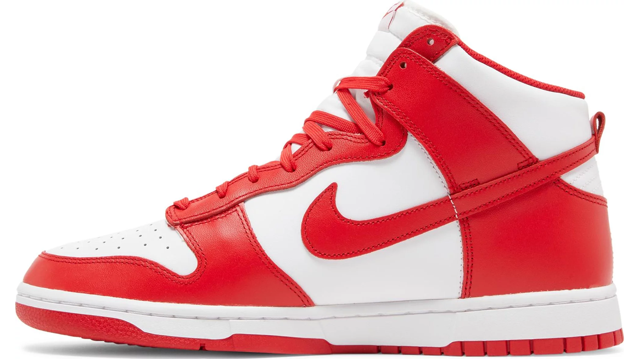 Nike Dunk High 'University Red'