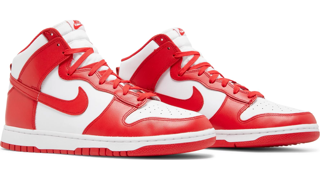 Nike Dunk High 'University Red'