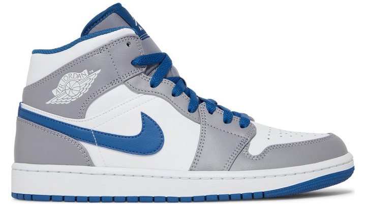 Air Jordan 1 Mid 'Cement True Blue'