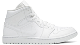 Air Jordan 1 Mid 'Triple White'