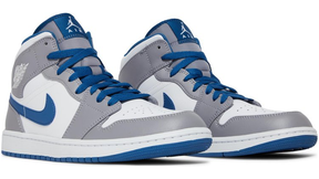 Air Jordan 1 Mid 'Cement True Blue'