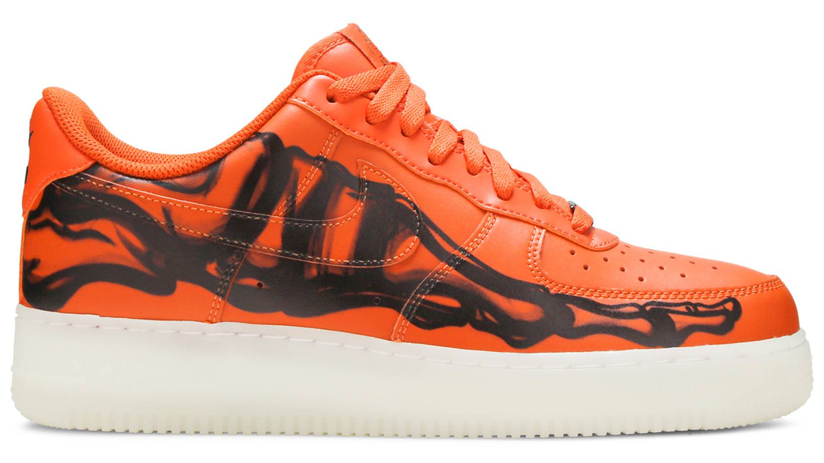 Air Force 1 Low Orange Skeleton