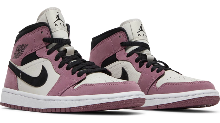 Air Jordan 1 Mid SE Berry Pink Light Mulberry