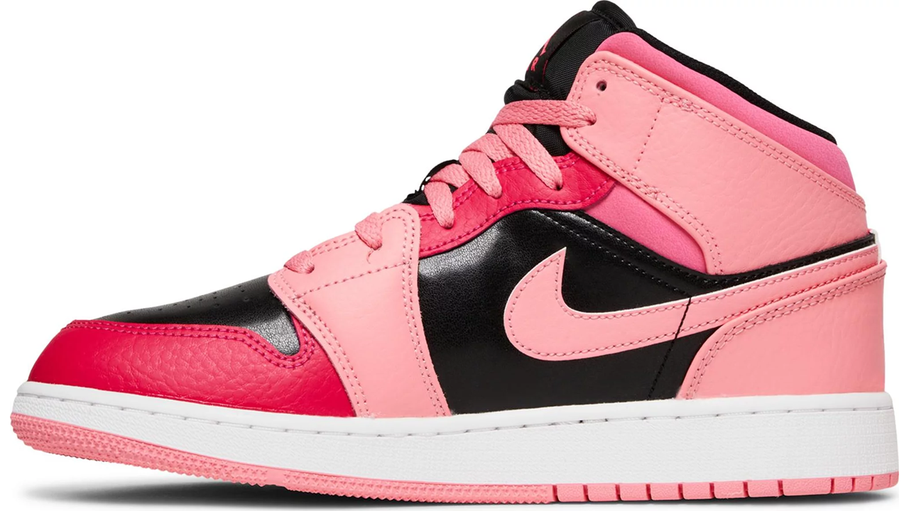 Air Jordan 1 Mid GS 'Coral Chalk'