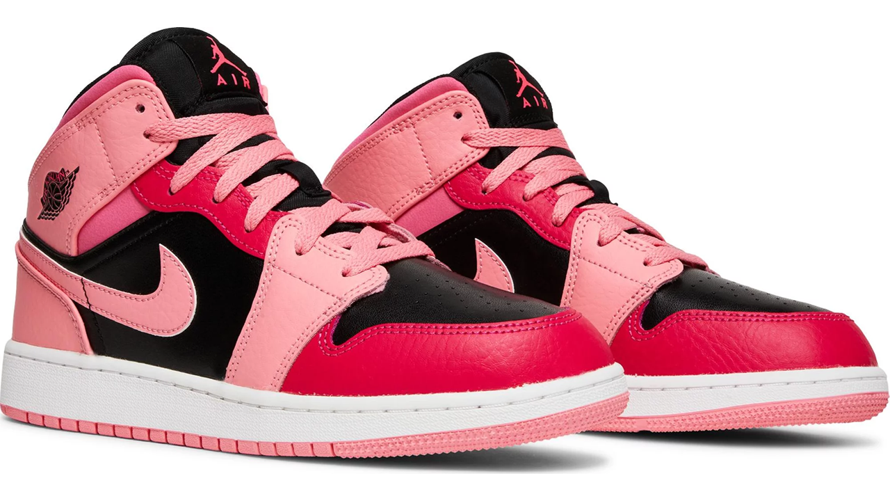 Air Jordan 1 Mid GS 'Coral Chalk'