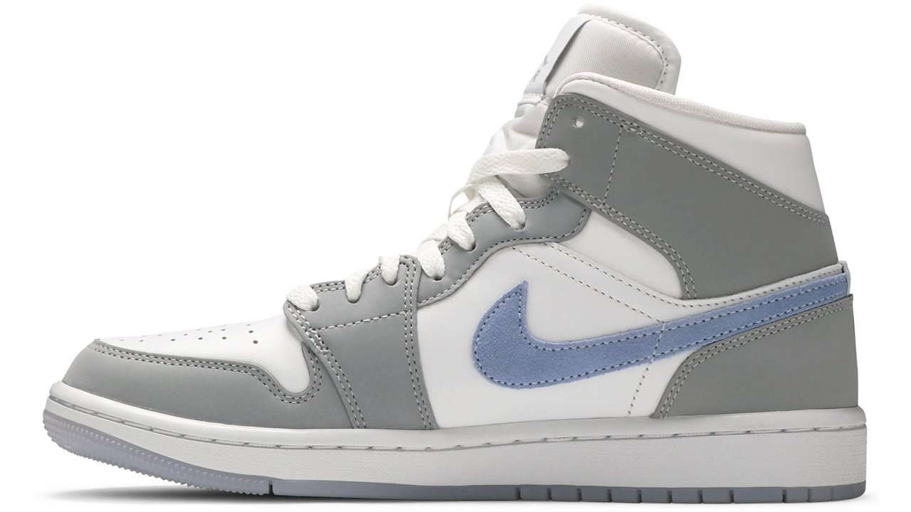 Air Jordan 1 Mid 'Wolf Grey Aluminum'