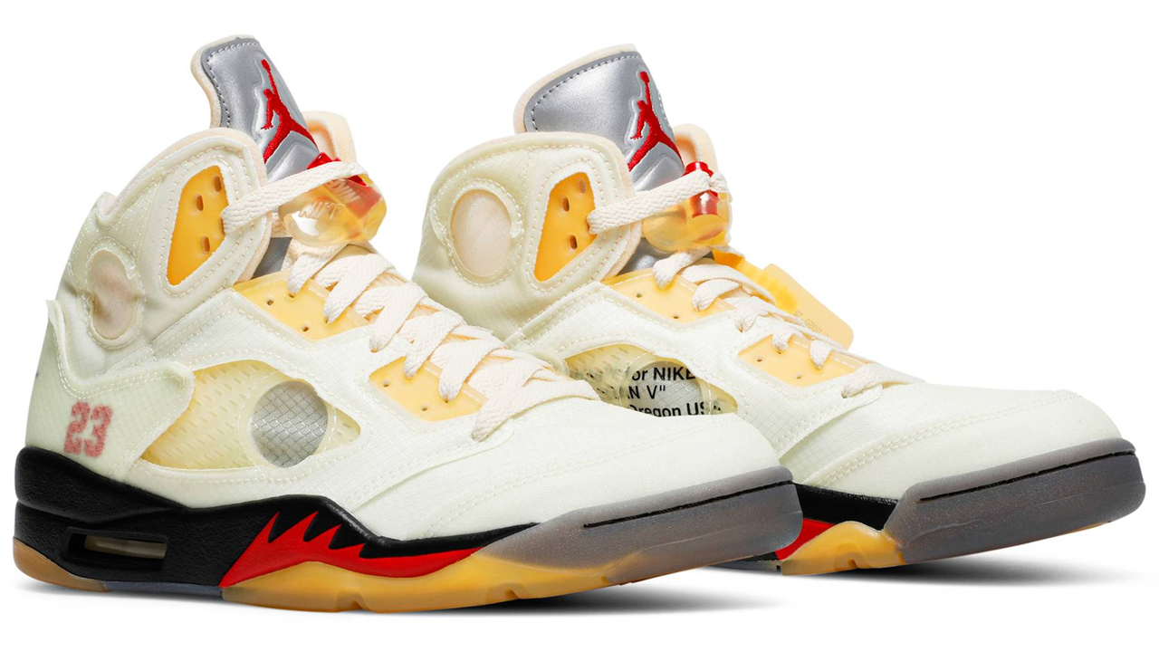 Off-White x Air Jordan 5 SP 'Sail'